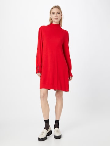 Wallis - Vestido de malha em vermelho: frente