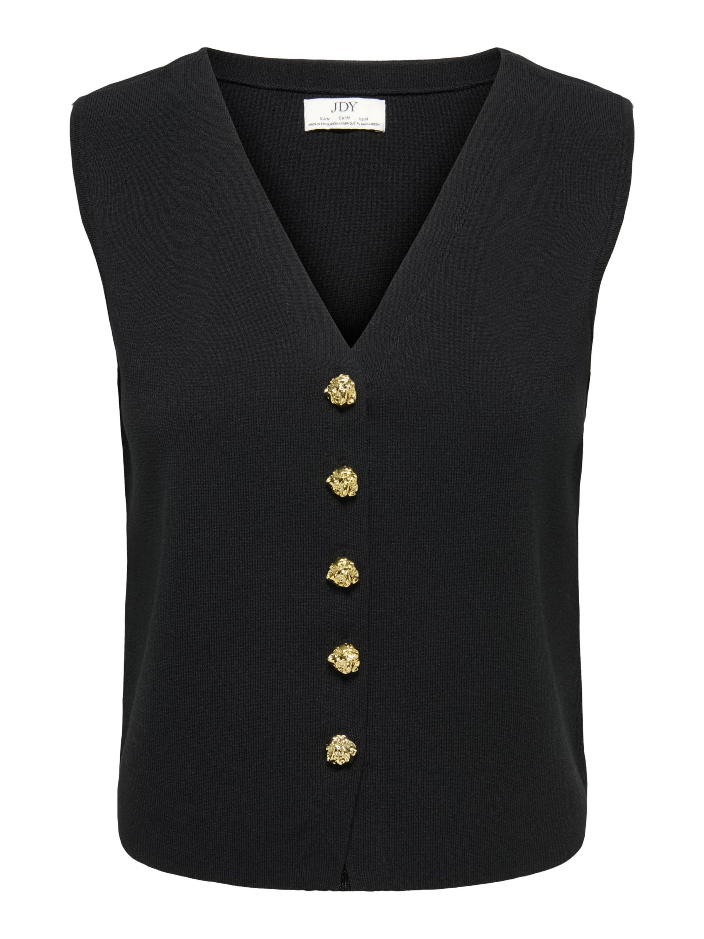 Gilet 'ASTRA ' JDY en noir : devant