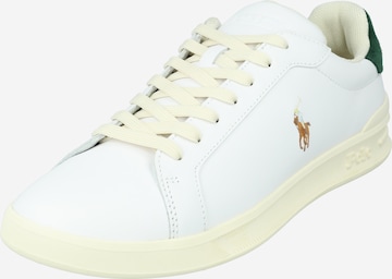 Sneaker bassa di Polo Ralph Lauren in bianco: frontale