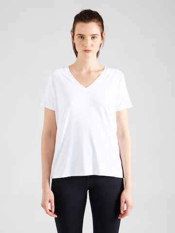 SKECHERS Λειτουργικό μπλουζάκι 'GODRI SERENE' σε λευκό: μπροστά