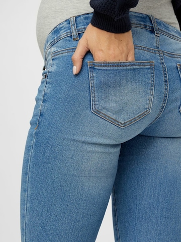 MAMALICIOUS Slimfit Jeans 'Ono' in Blau