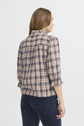 Pulz Bluse 'PZEvie' i beige