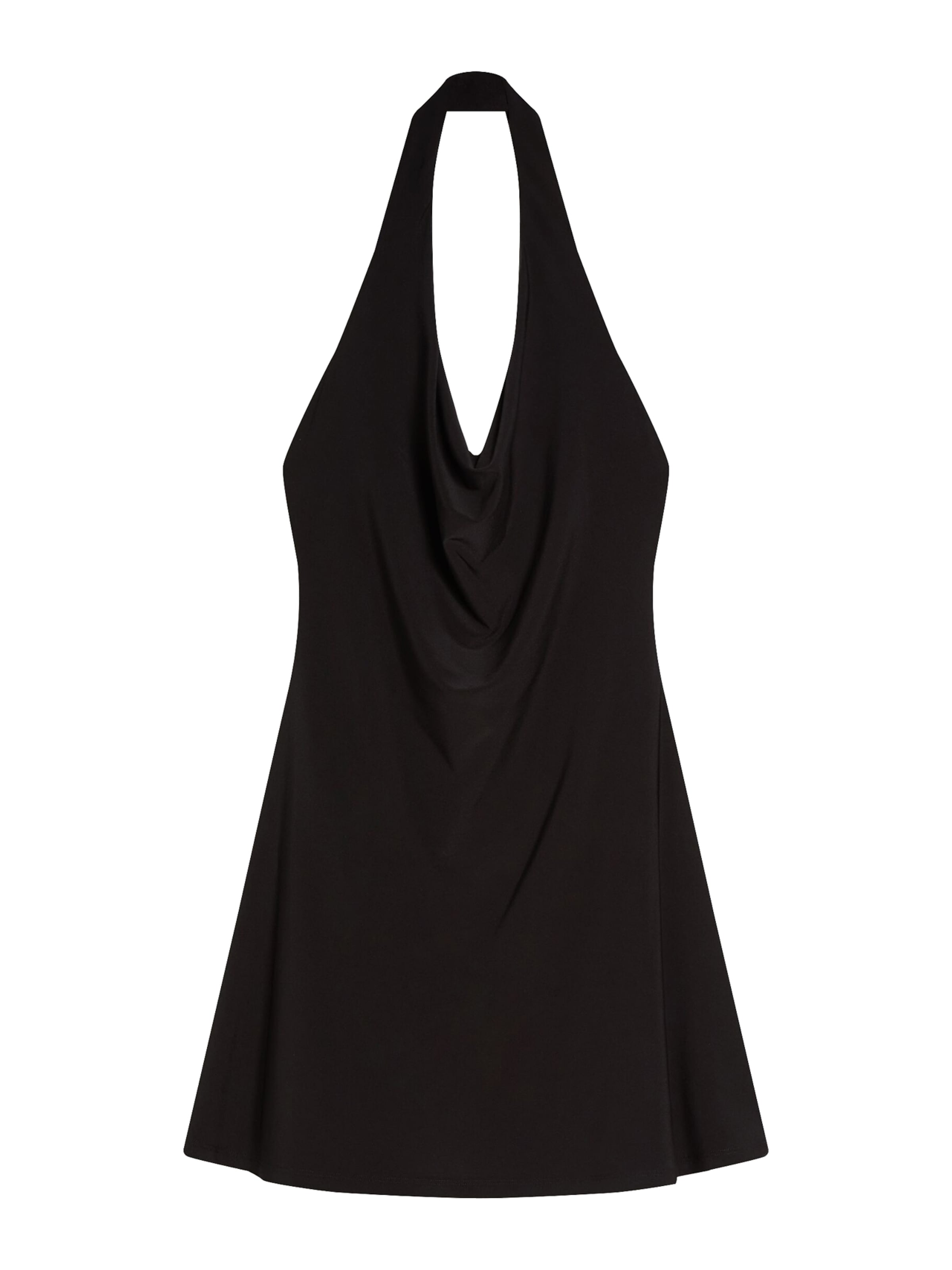 Bershka Robe en noir, Vue avec produit