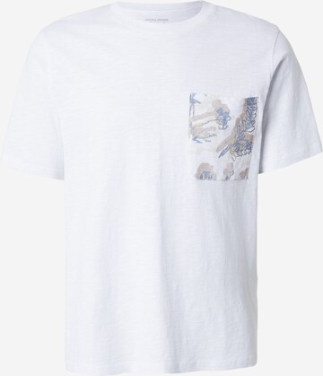 JACK & JONES Shirt 'JORMONTAUK' in White: front