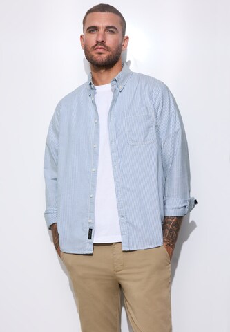Street One MEN Regular Fit Businesshemd in Blau: Vorderseite