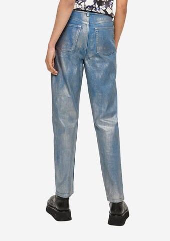 QS Tapered Jeans in Blauw