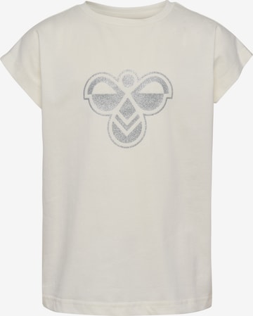 Hummel Shirt in Wit: voorkant