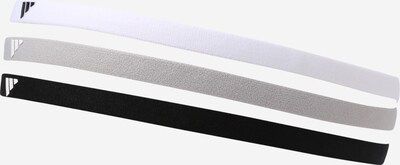 ADIDAS PERFORMANCE Sportstirnband in grau / schwarz / weiß, Produktansicht