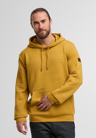 INDICODE JEANS Sweatshirt in Yellow: front