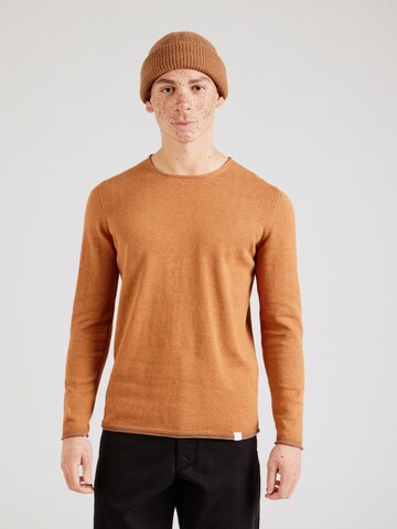 Pull-over NOWADAYS en marron : devant