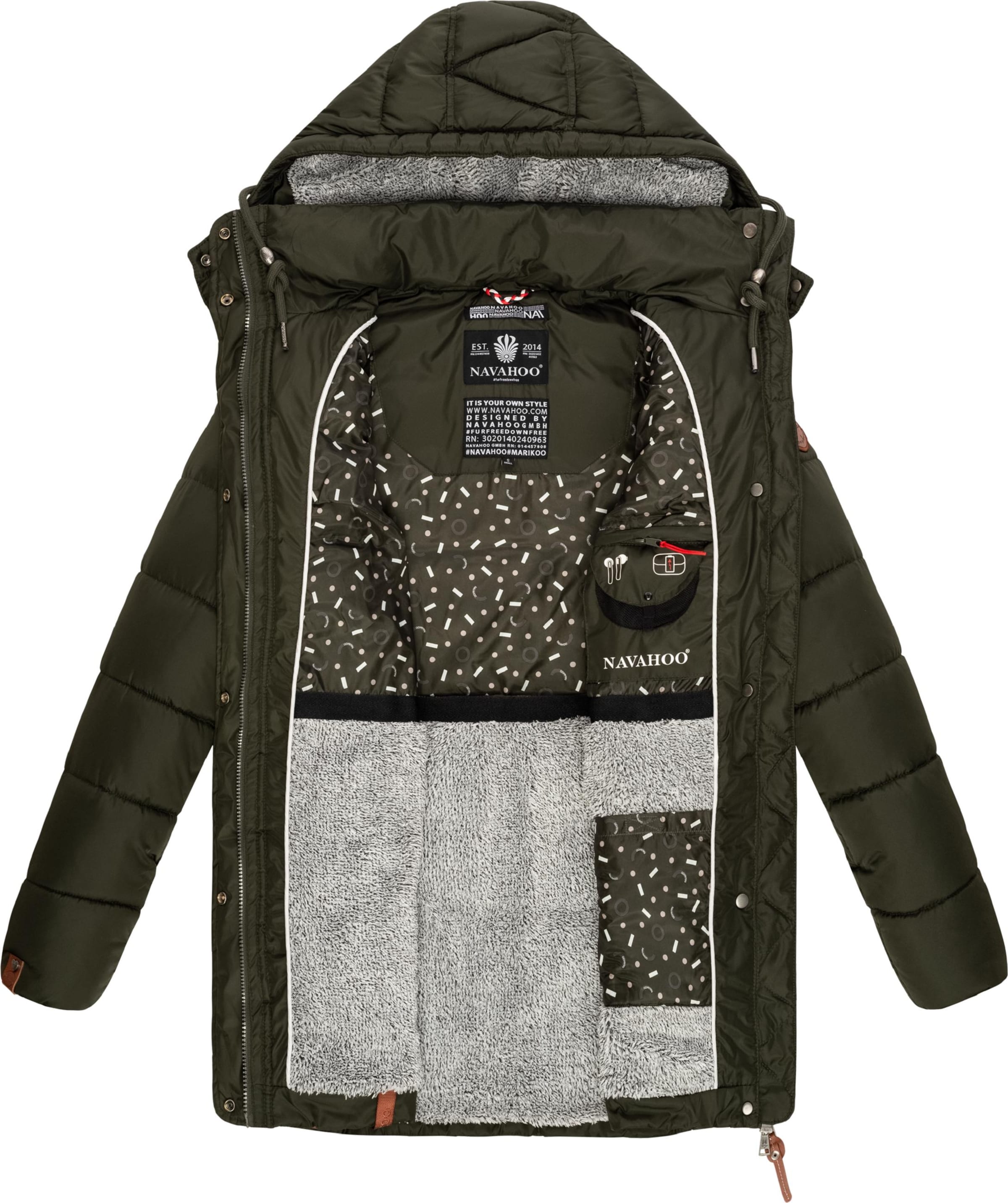 Palton de iarnă 'Daliee' de la NAVAHOO pe verde