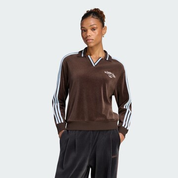 ADIDAS ORIGINALS Sweatshirt in Bruin: voorkant