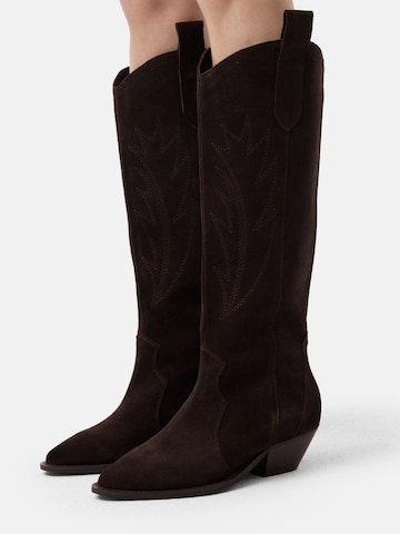 L37 HANDMADE SHOES Cowboylaarzen 'LET'S GET LOST' in Bruin