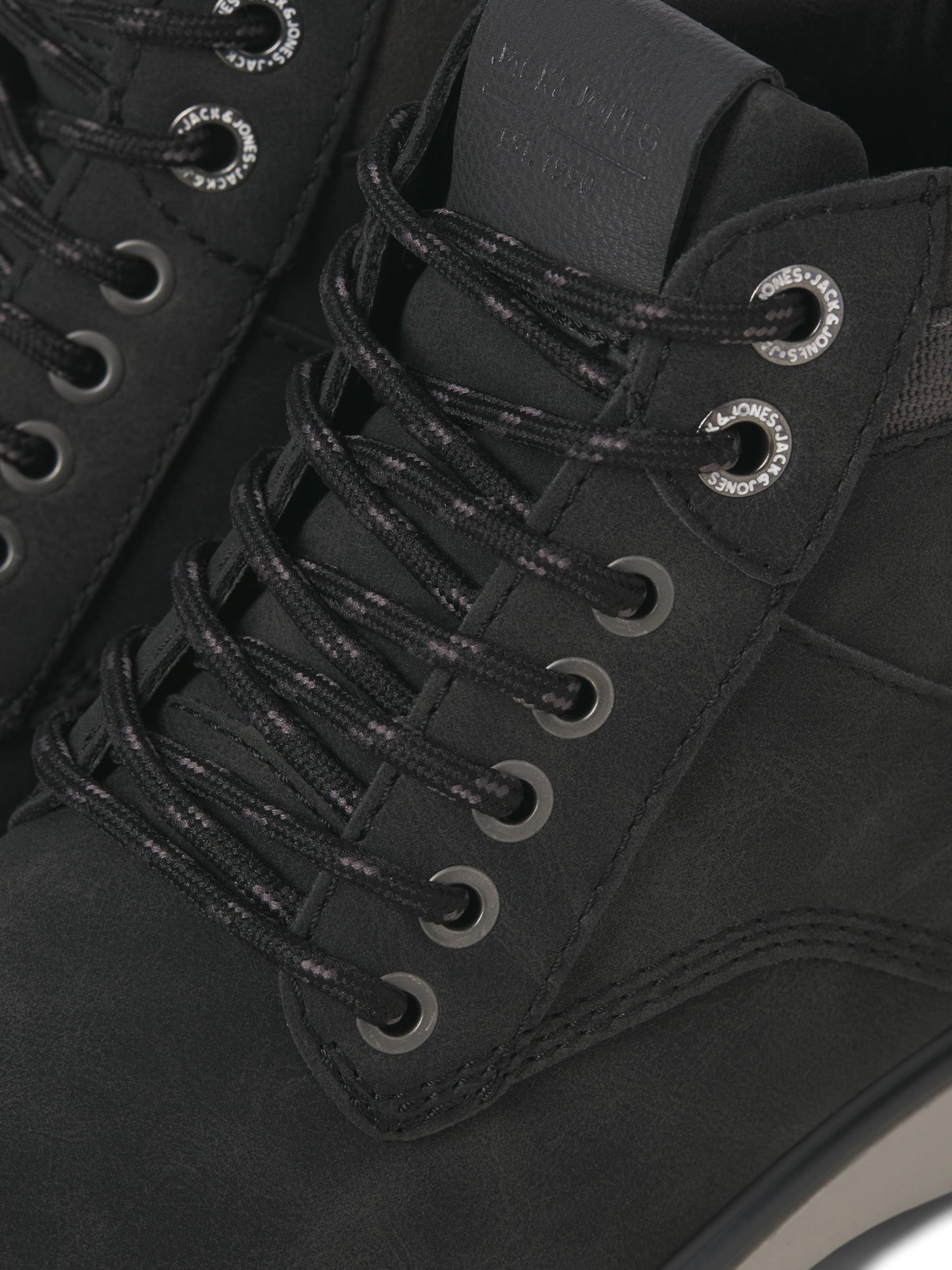 JACK & JONES Veterboots 'JFWDENVER' in Grijs
