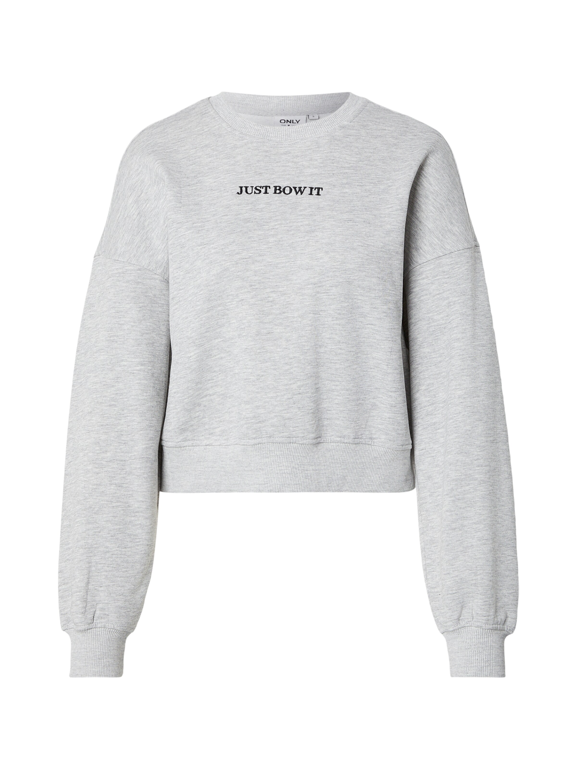 ONLY Μπλούζα φούτερ 'ONLVIV' σε γκρι: μπροστά