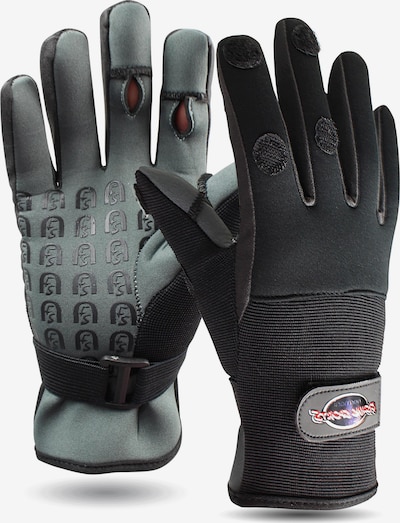 normani Fingerhandschuhe 'Catcher' in 4XL in grün / schwarz, Produktansicht