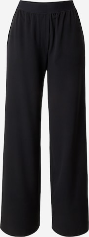 CATWALK JUNKIEWide Leg/ Široke nogavice Chino hlače 'TULIPS' - crna boja: prednji dio
