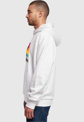 Merchcode Sweatshirt 'Long Beach' in Wit