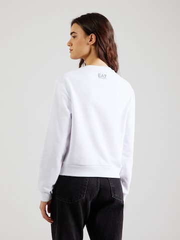 Sweat-shirt EA7 Emporio Armani en blanc