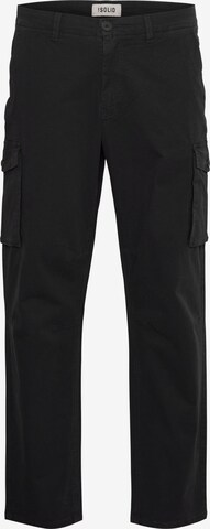 !Solid - Pantalón cargo 'SDGiorgio' en negro: frente