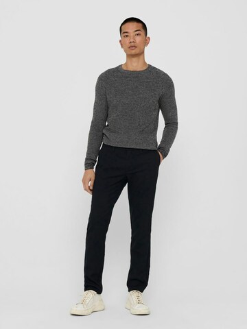 Only & Sons Pullover in Grau