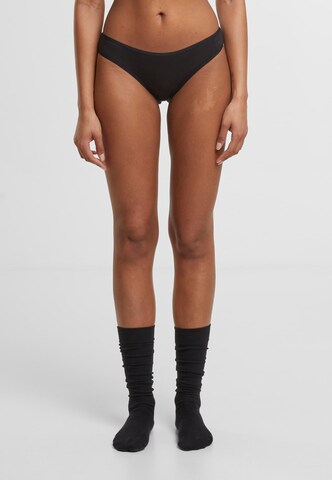 Urban Classics Slip in Schwarz: Vorderseite