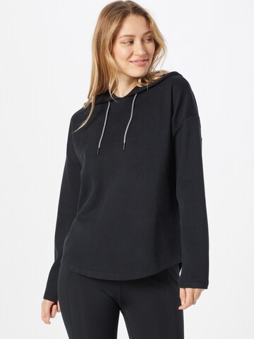 ESPRIT Athletic Sweatshirt in Black: front