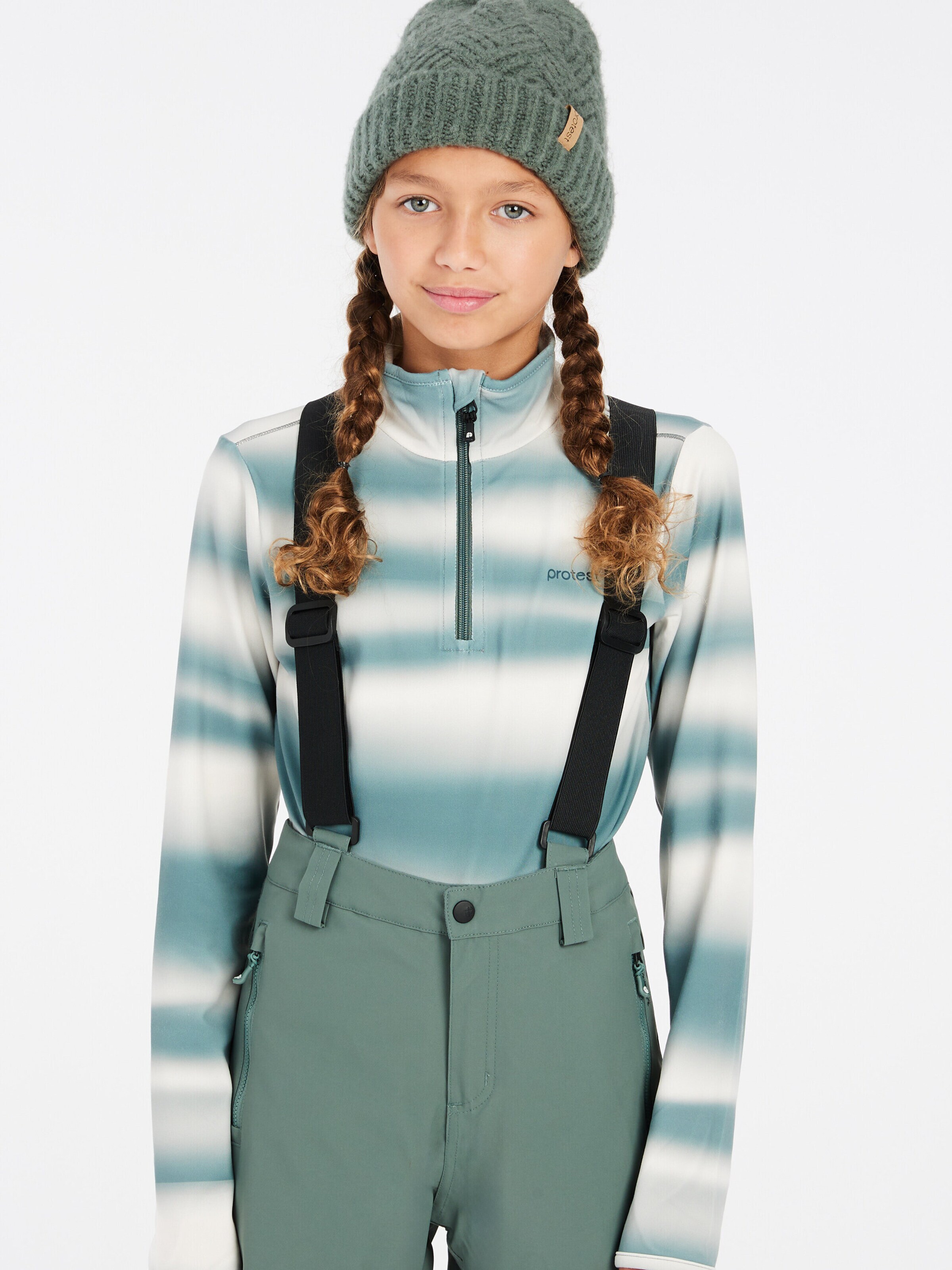 PROTEST Loose fit Sports trousers 'SUNNY JR' in Green
