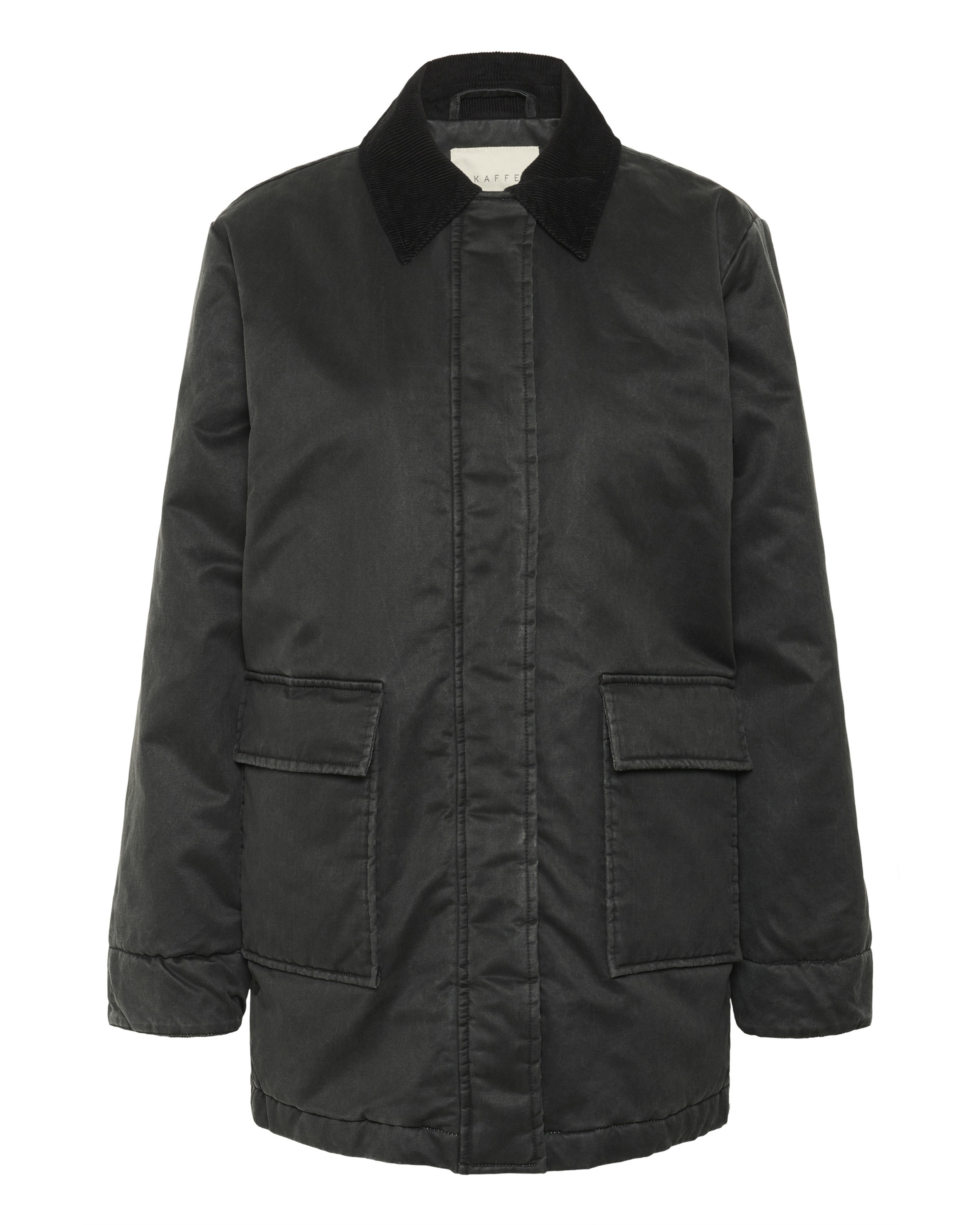 Kaffe Tussenjas 'Gianna' in de kleur Antraciet, Productweergave