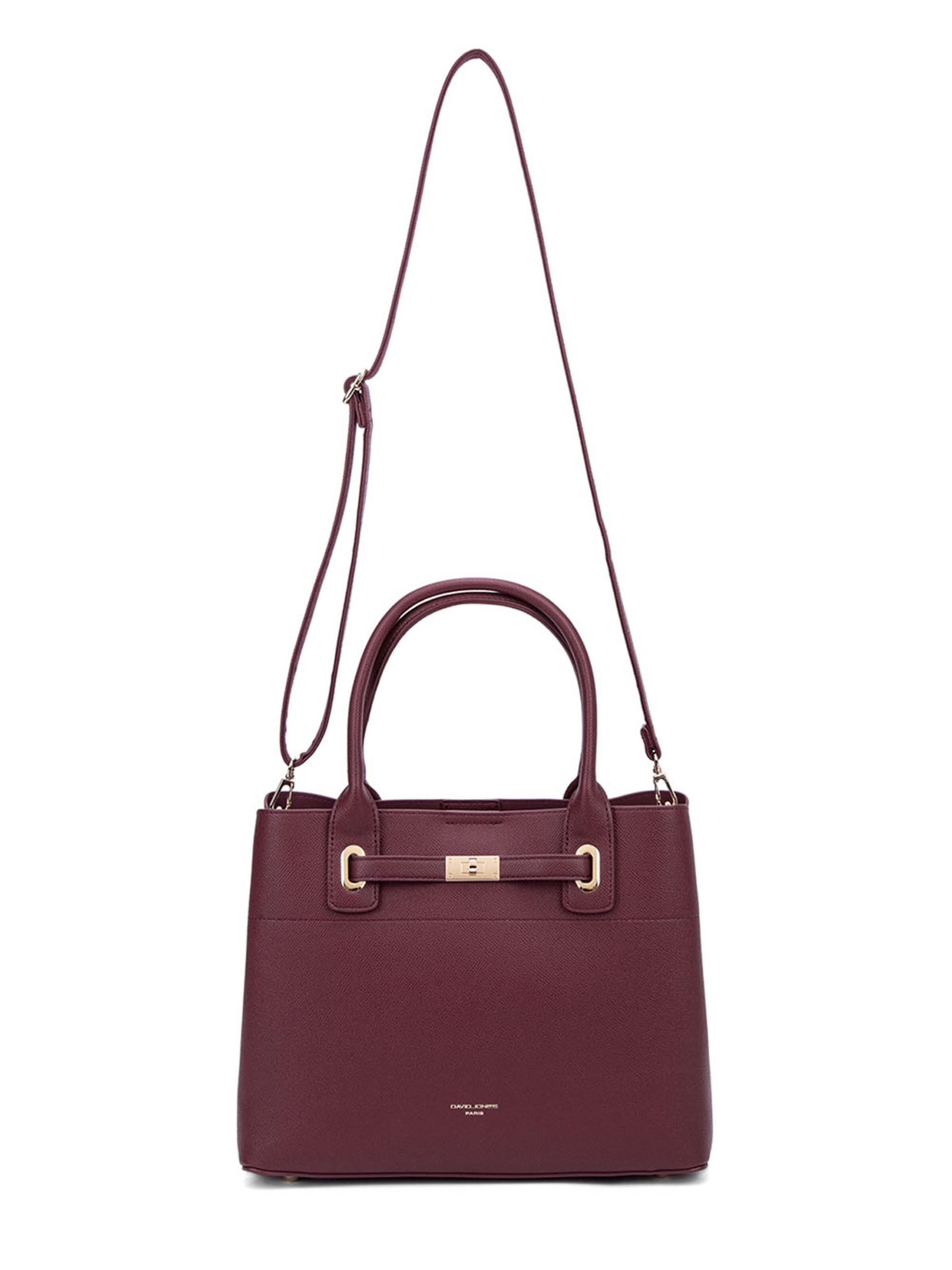 David Jones Handtas in Rood: voorkant