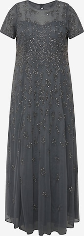 Ulla Popken Dress in Grey: front