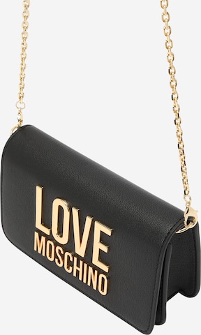 Love Moschino Crossbody Bag in Black: front