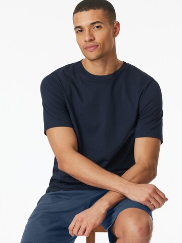 T-Shirt 'Mix + Relax' SCHIESSER en bleu