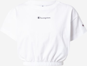 Champion Authentic Athletic Apparel Toiminnallinen paita värissä valkoinen: edessä