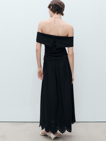 Jupe 'CLAUS' MANGO en noir