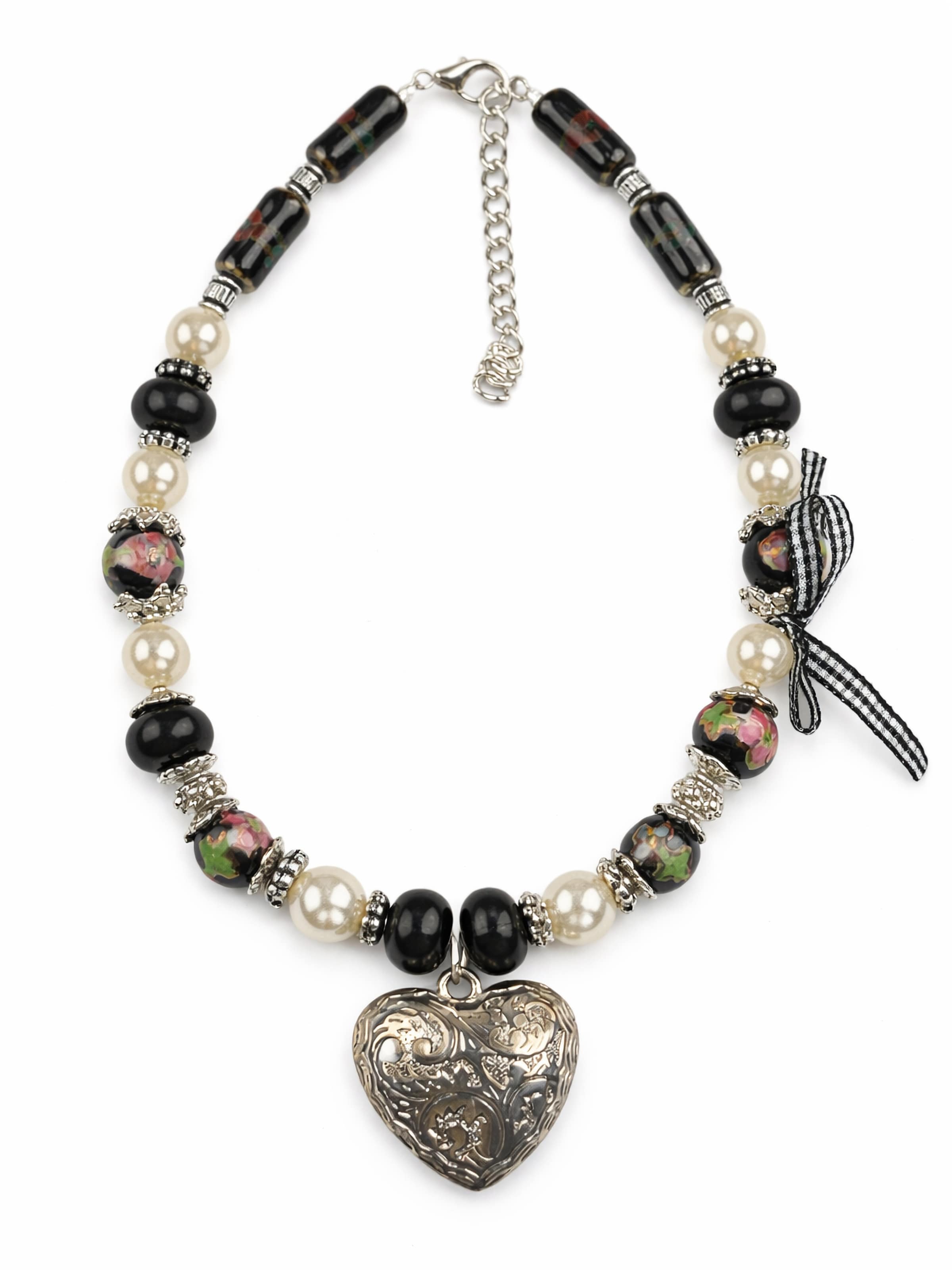 Allgäu Rebell Necklace 'Toni' in Black: front
