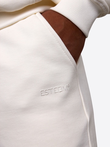 ESTEEM Tapered Trousers 'Essential' in White