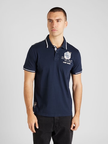 CAMP DAVID - Camiseta en azul: frente