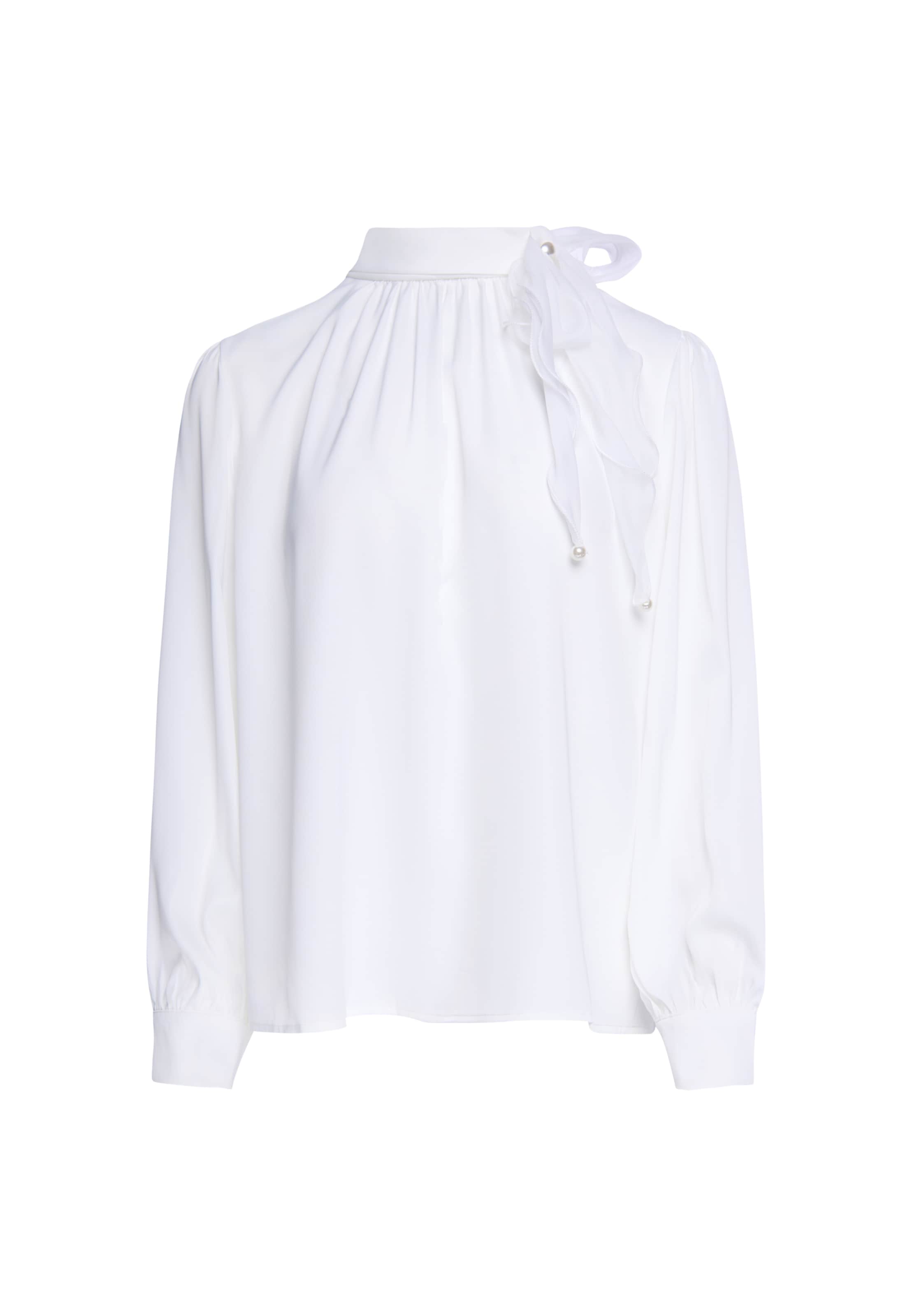 faina - Blusa em branco: frente