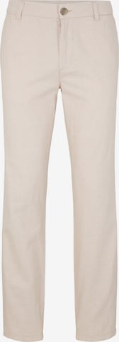 Pantalon chino TOM TAILOR en beige : devant