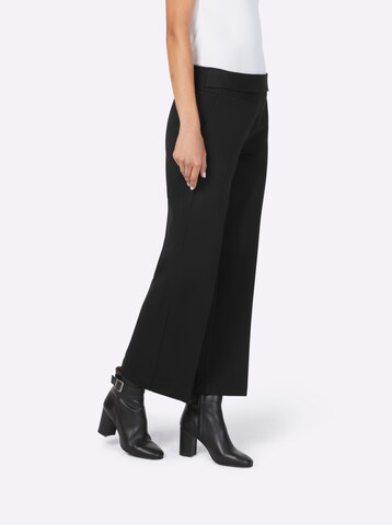 Wide leg Pantaloni di heine in nero