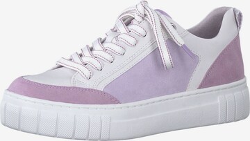 Baskets basses MARCO TOZZI en violet : devant