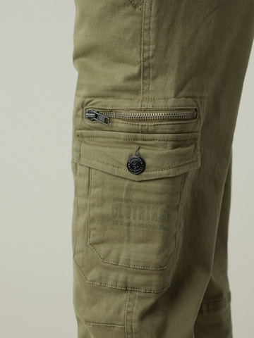 Deeluxe Slimfit Broek 'Danakil' in Groen