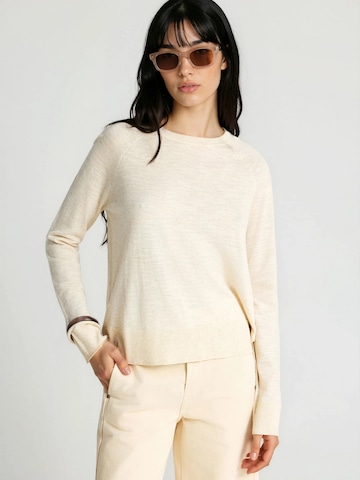 Funky Buddha Pullover in Beige: Vorderseite