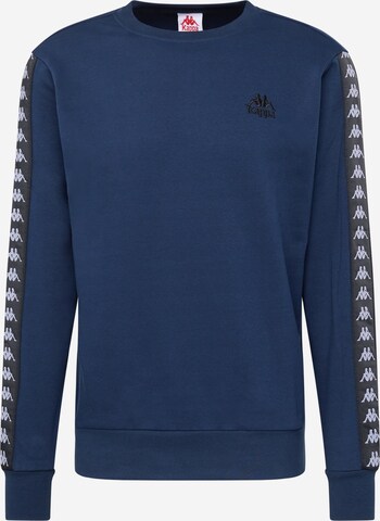 KAPPA Sweatshirt in Blue: front