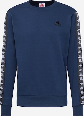 KAPPA Sweatshirt in Blauw: voorkant