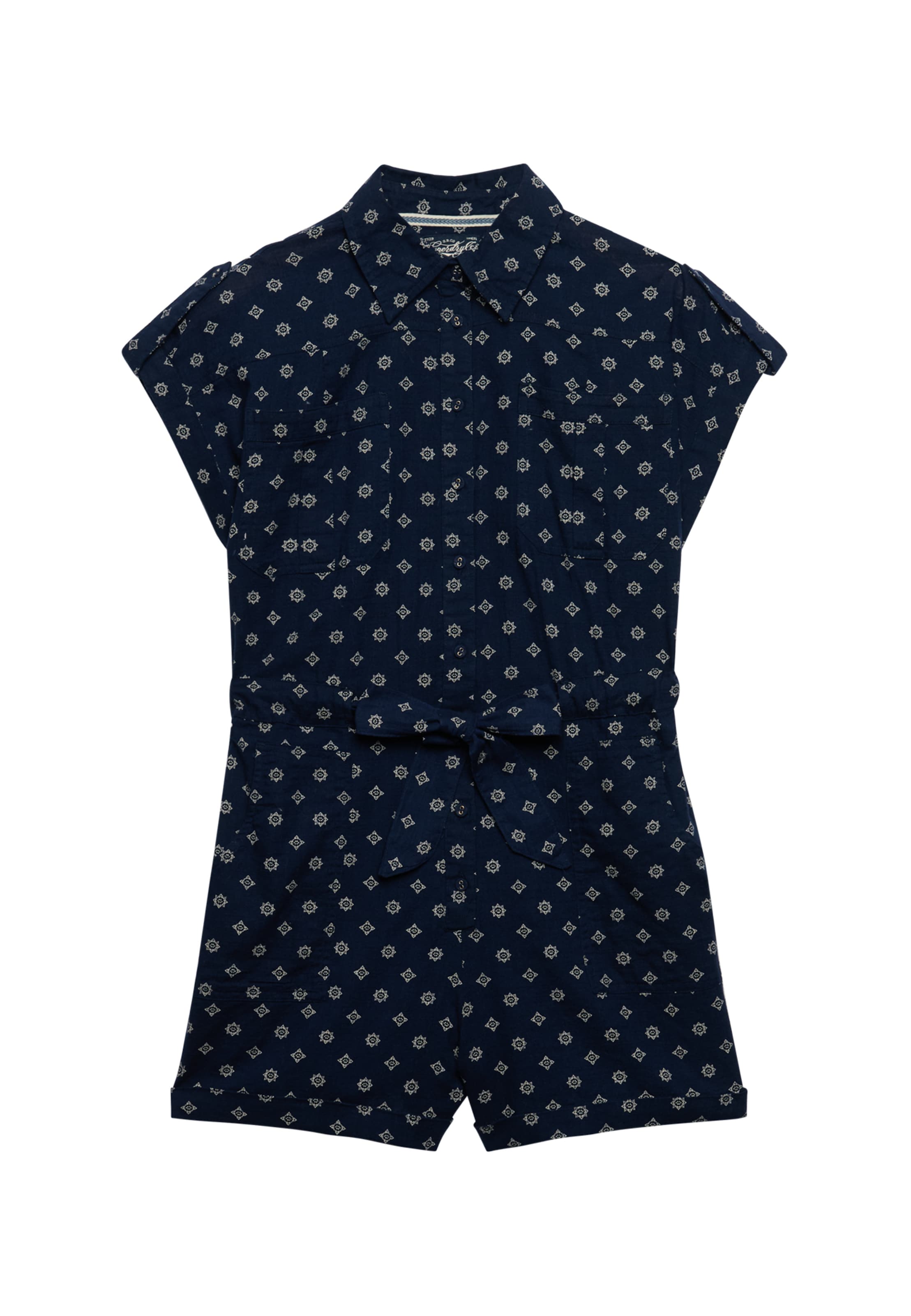 Superdry & Co Jumpsuit in Blauw: voorkant