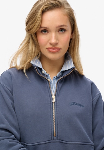 Superdry & Co - Sweatshirt 'Essential' em azul