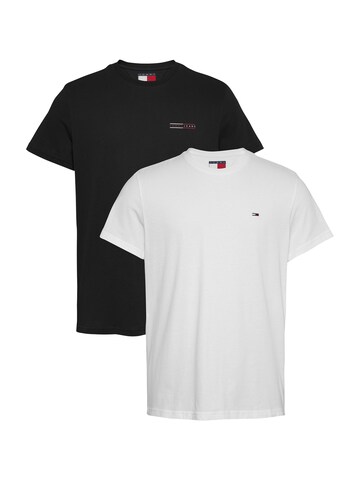 Tommy Jeans T-Shirt in Schwarz: Vorderseite