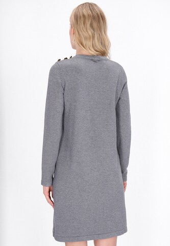 Robes en maille 'Classic' DreiMaster Klassik en gris